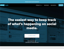 Tablet Screenshot of crowdtangle.com